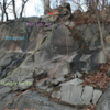 Routes on main wall left