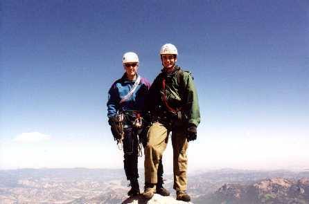 Ben and Shane on the summit of Longs.