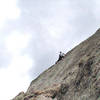 Ben on the technical crux, pitch two.