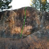 back, westward face of the Girlfriend Boulder