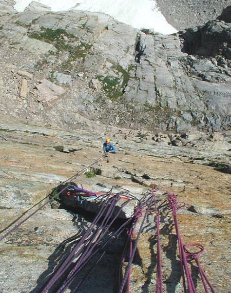 Yellow Wall  Bob Rotert/photographer  Tom Kimbrell/climber