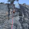 Fun top roping to fat ice up high! (Dec. 7th.)