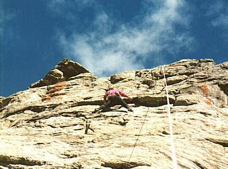 ABS at the roof crux.