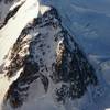 Triangle of Tacul.  Chere Couloir on the right
