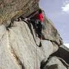 Ben Mottinger doing the 5.10 variation on P2.