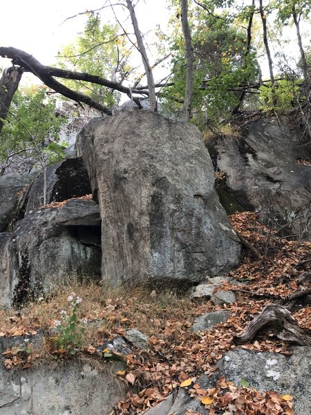 Second angle of the Tusk Boulder