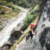 Perhaps the youngest pinkpoint of Struggler? I remember when she was 4 years old and followed along on a five pitch 5.8.