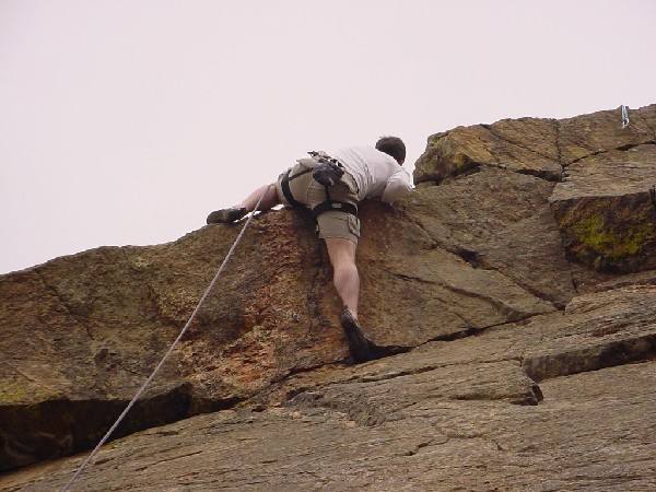 Rob Mullen pulling the roof.