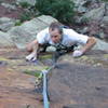 Bill Briggs near the top of the Old Farts second pitch.