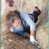 Sylvia Luebben pro-ing and going high up on Boardwalk.