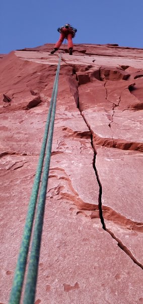 The new Pitch 3. 5.12 calcite fingers