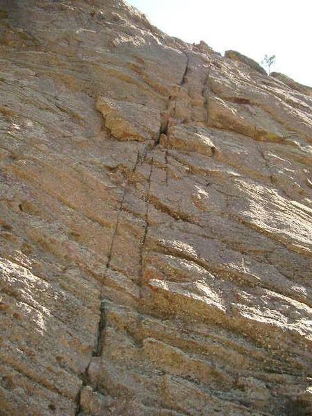 Beta shot of the start of the climb.  Steeper and more exciting than it looks!