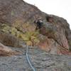 Tony Bubb leading North Crack on 2nd Flatiron