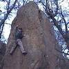 Luke finally gets some quality bouldering time after being dragged up multiple Playground routes by a damn roped climber.