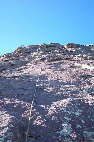 Pitch two -- I guess I didn't manage to find many gear placements.  (Photo by James Burns.)