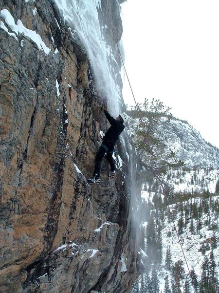 Having fun with a little shower halfway through the route.  Photo: Dave