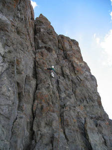 In the middle of the first pitch.