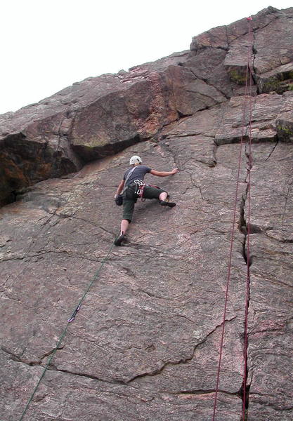 Irina Overeem nearing the roof.