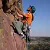 Ron Olsen starting up the last pitch.