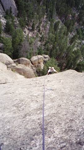 High on the second pitch.