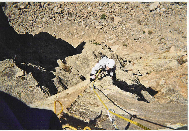 Mark on the 5.11 variation to P2.