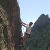 Craig Hoffman took this photo of Rock and Roll from the massive boulder under Bidoight 