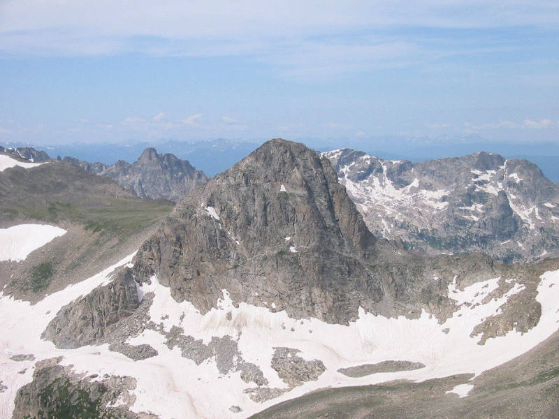 NE Side of Mt Toll, from Mt Audubon.