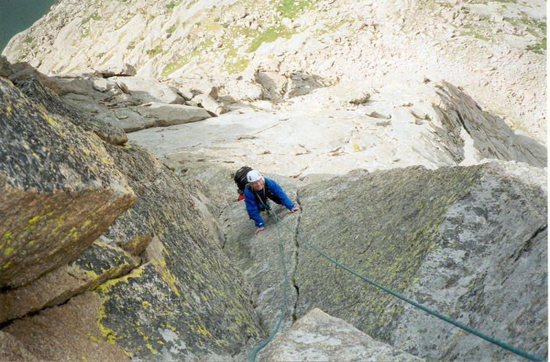 Nathan mid-route.