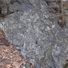 Some beautiful formations in this forest, I'm fairly certain this block lies on "Cameron's Line" which cuts through the east side of the forest. West of this Cameron's line lies majority Hoosac Schist and east of the line lies majority Ratlum Schist.