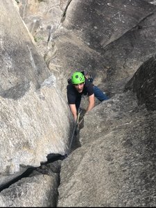 Michael Guzman enjoying this beautiful corner