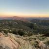 Sunset from El Cajon - worth the hike down in the dark!