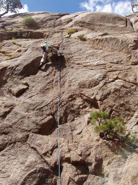 Bruce Hildenbrand at the crux.