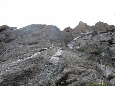 Photo by Nils Albert.  LP on var of last pitch of Hornsby Direct.  Drier.  Nice 5.8.  No fixed gear.