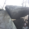 Balance Rock Cave (with me under it for scale).