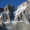 A view of the couloir from Chasm Lake. Take on October 8th, 2004 by Sharpie.