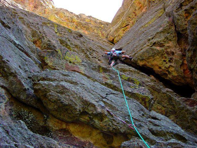 Heading up the dihedral.<br>
<br>
Photo by Sam Moeckel.