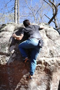 Another classic compression boulder