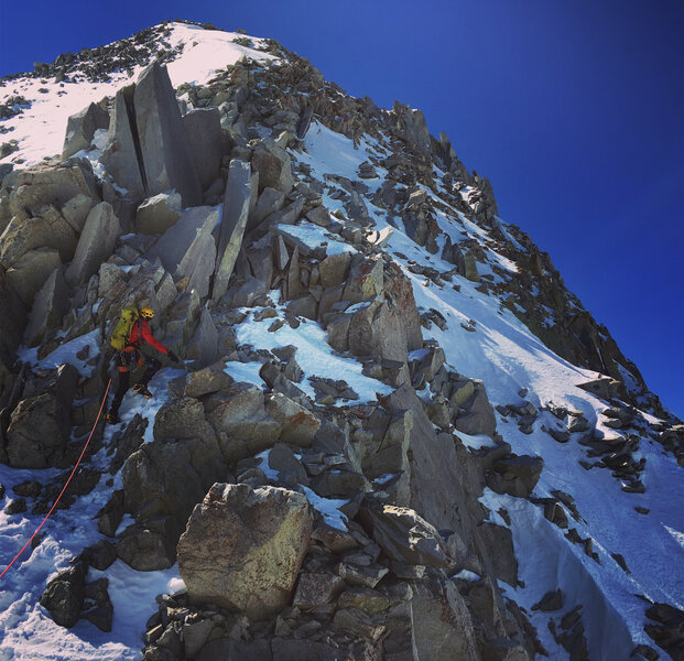 Nearing the summit