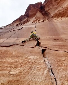 Launching into the green section.