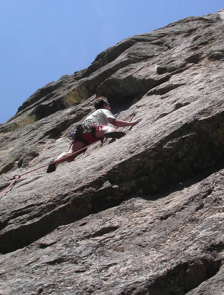 Peter Dillon at the thin slab move by the second bolt.