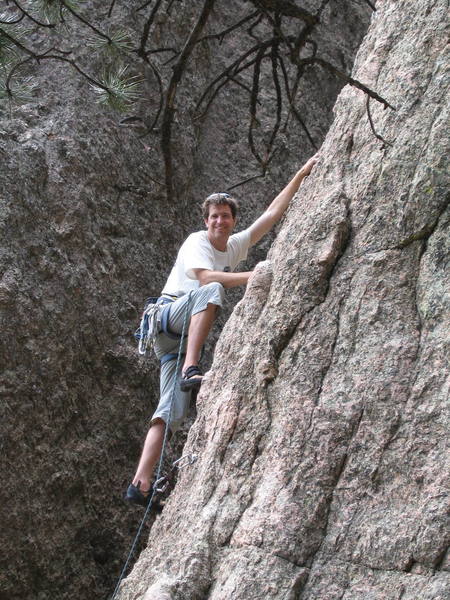 Having a great time on The Steeple. Photo by Mary Kathern.