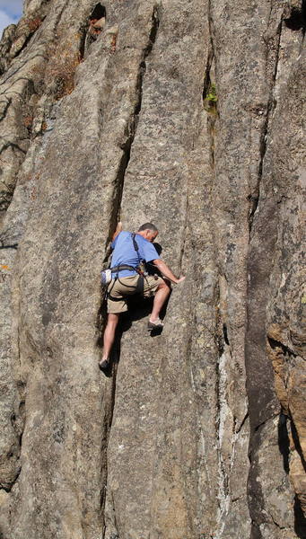 Bob working up the inset corners.  Photo by [[11257]].