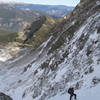 Brent low on the climb.