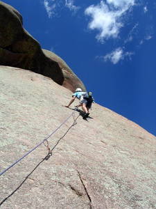 Eric shakes it out on Cold Finger.