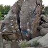 North side of the Split Boulder, Stoney Point