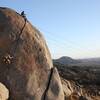 Crack climbing, Juniper Flats Area