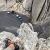 Looking down from the summit of Hitching Post