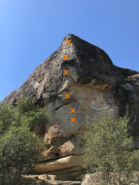 Route located just left around the corner from Mavericks.