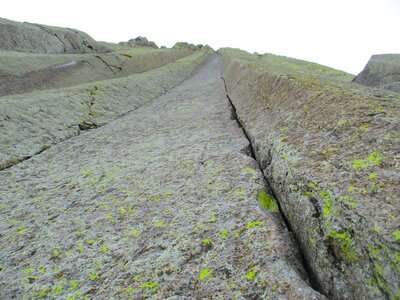 Looking up at the endless crack of Mr. Clean.