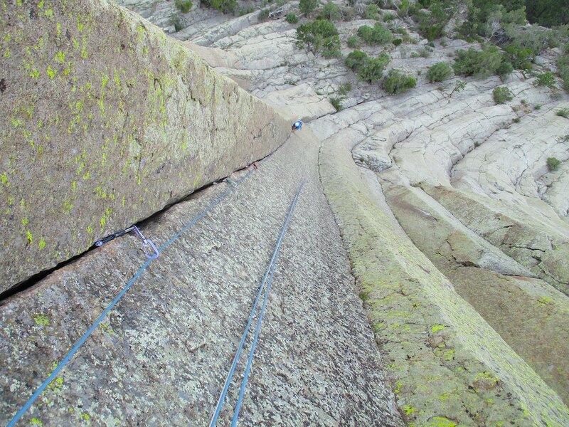 Looking down the long amazing pitch.